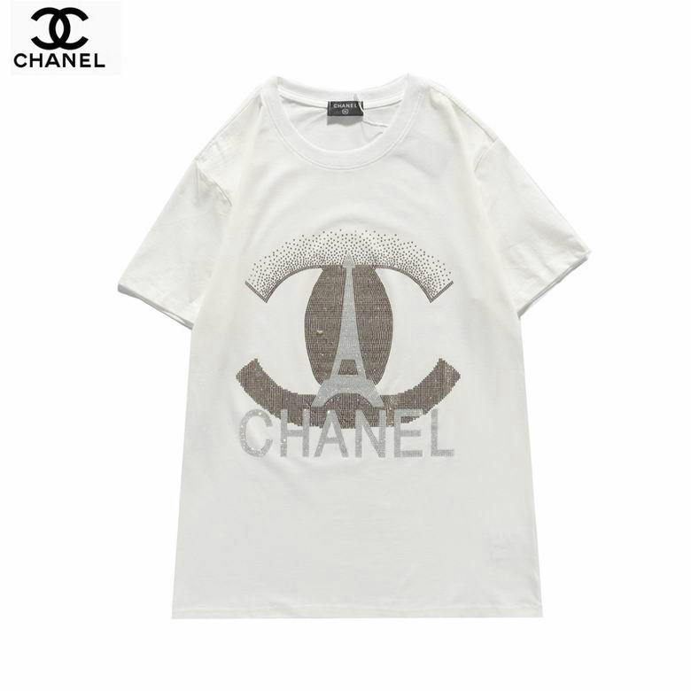 Wholesale Cheap C hanel Short Sleeve T shirts for Sale
