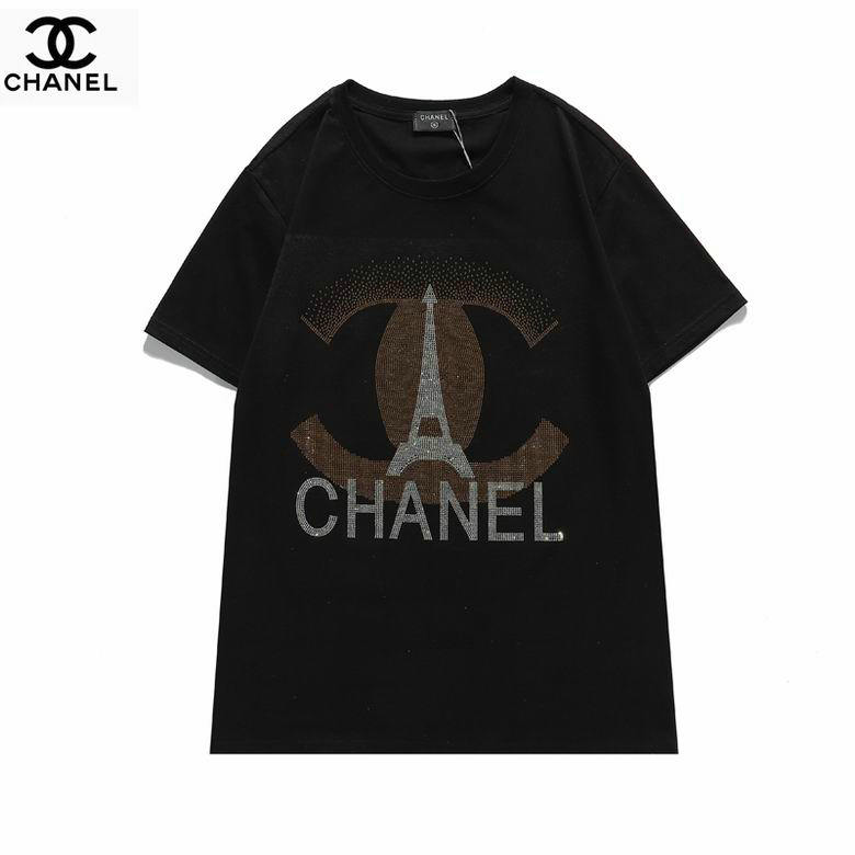 Wholesale Cheap C hanel Short Sleeve T shirts for Sale