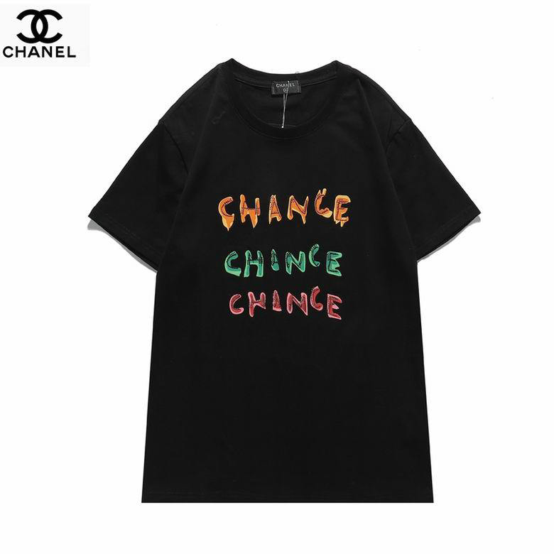 Wholesale Cheap C hanel Short Sleeve T shirts for Sale