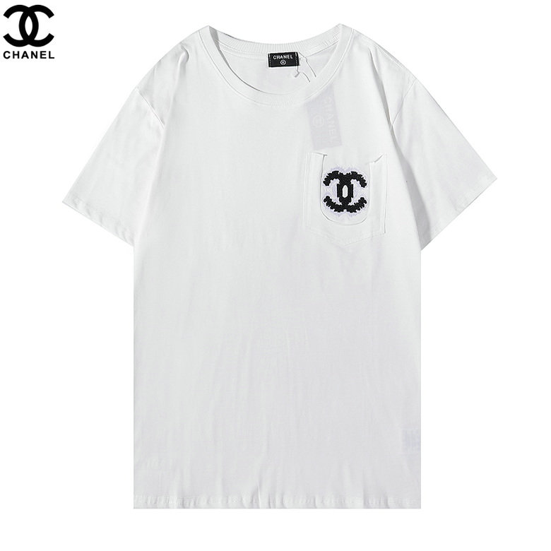 Wholesale Cheap C hanel Short Sleeve T shirts for Sale