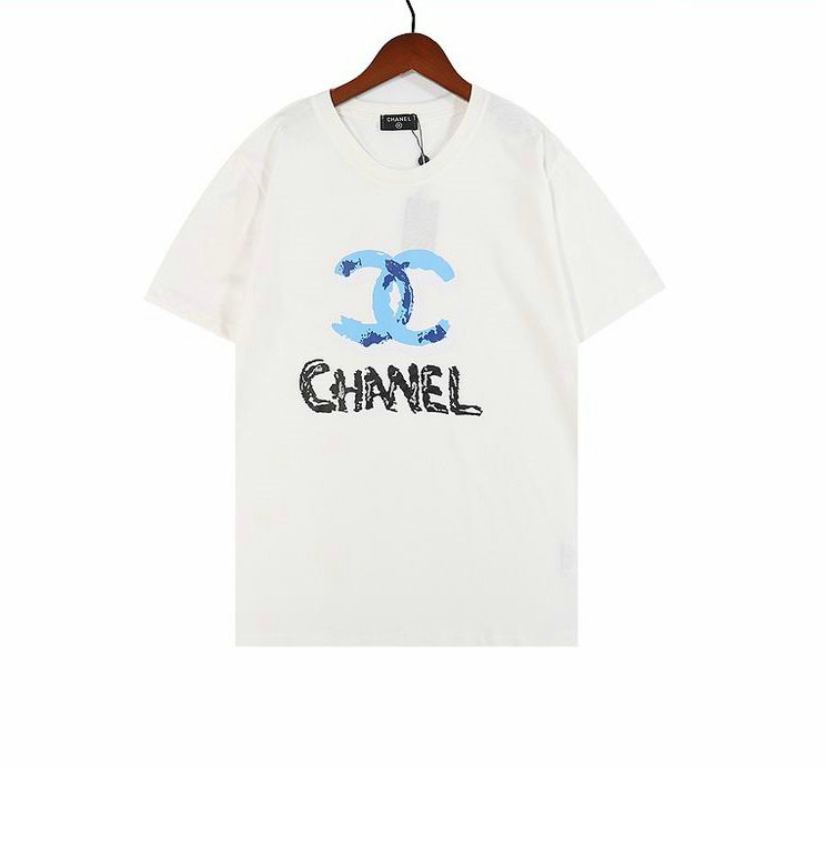 Wholesale Cheap C hanel Short Sleeve T shirts for Sale