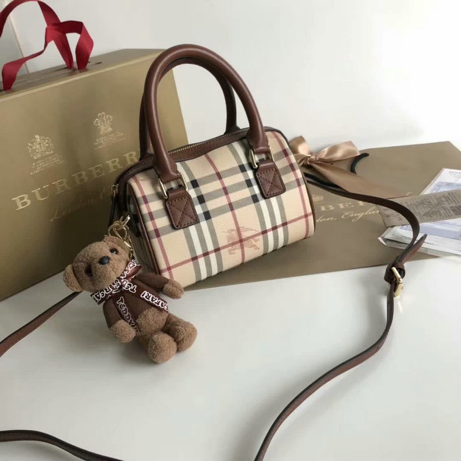 Wholesale Cheap Burberr Haymarket Check Tote Bags for Sale