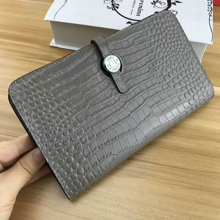 Wholesale AAA Hermes Togo Leather Wallet Sale