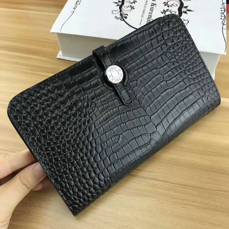 Wholesale AAA Hermes Togo Leather Wallet Sale