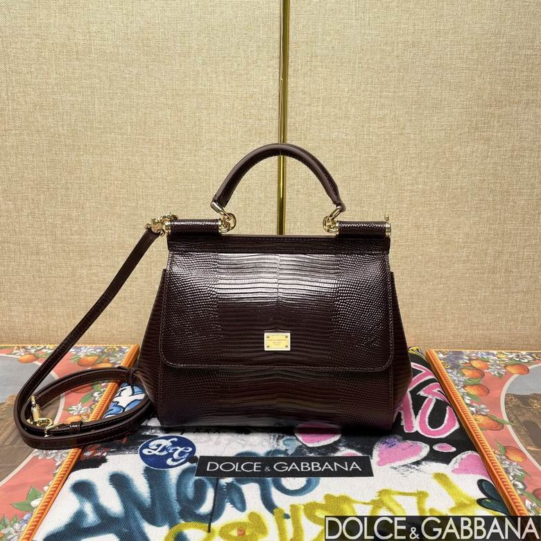 Wholesale Cheap Aaa quality Replica D.olce Gabbana Sicily Leather Tote Shoulder Bags for Sale