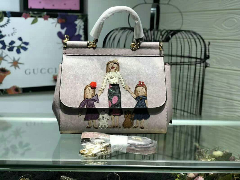 Wholesale AAA Replica Dolce & Gabbana Leather Shoulder Bags
