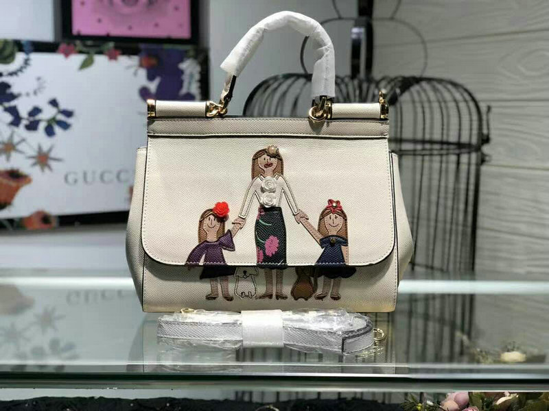 Wholesale AAA Replica Dolce & Gabbana Leather Shoulder Bags