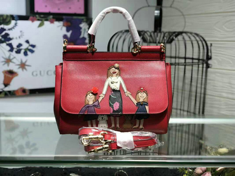 Wholesale AAA Replica Dolce & Gabbana Leather Shoulder Bags