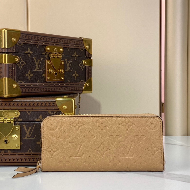Wholesale High Quality AAA Louis Vuitton Zippy Monogram Canvas Leather Replica Wallets for Sale