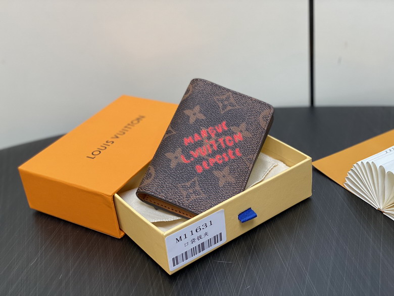 Louis Vuitton Pocket Organizer Monogram Dust in Canvas Wallets M11631