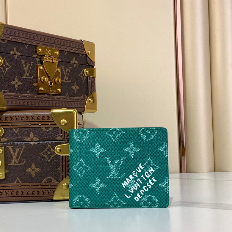 Wholesale High Quality AAA Louis Vuitton Multiple Monogram Canvas M12657 Leather Replica Wallets for Sale