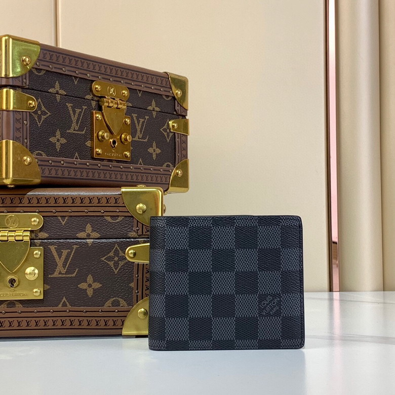 Wholesale AAA Louis Vuitton Damier Graphite Canvas Multiple Wallet  for Sale