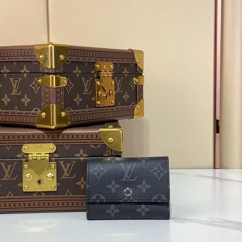 Wholesale High Quality AAA Louis Vuitton Victor Wallet Monogram Eclipse Canvas Leather Replica Wallets for Sale
