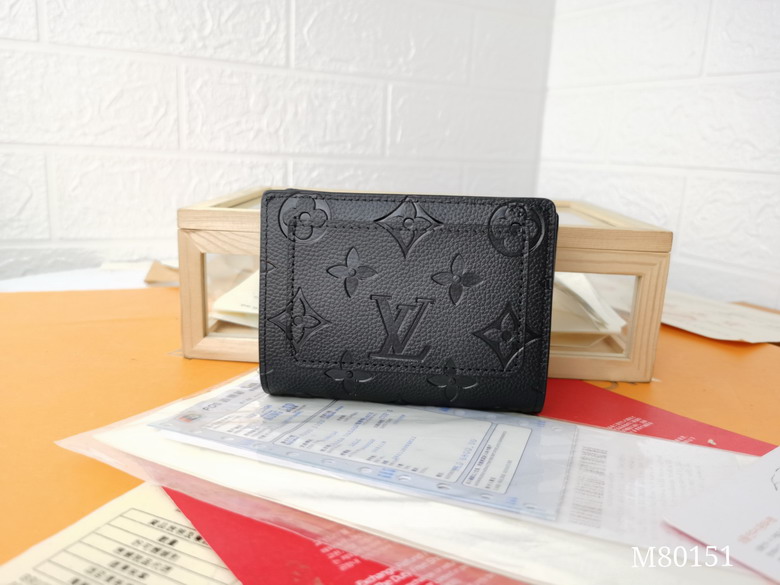 Wholesale High Quality AAA Louis Vuitton Cléa Monogram Empreinte Leather Replica Wallets for Sale