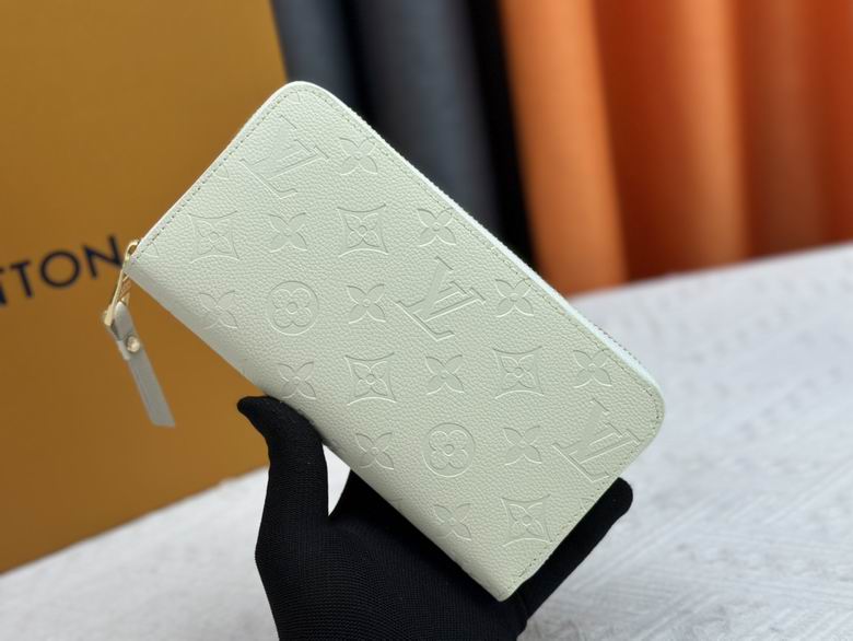 Wholesale Cheap AAA Louis Vuitton Replica Designer Coin Card Holder zipper Wallets for Sale
