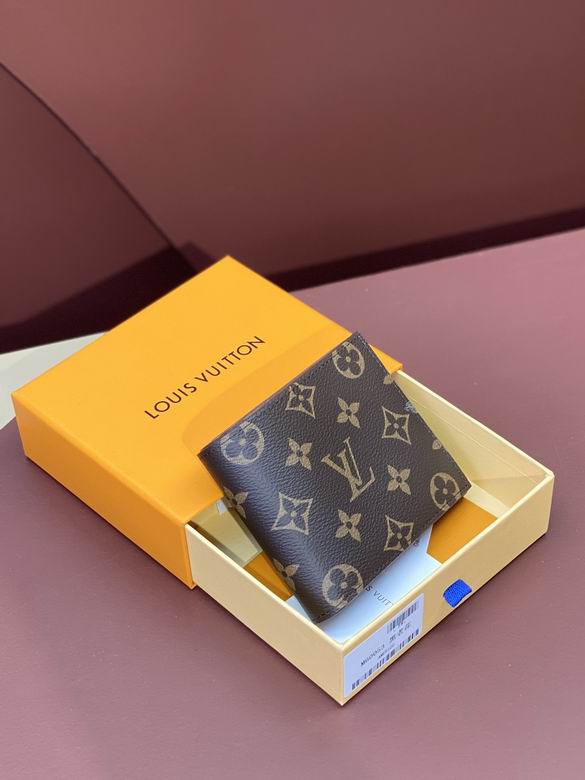 Wholesale High Quality Louis Vuitton Men's Fashion Leather Replica Designer Wallets for Sale