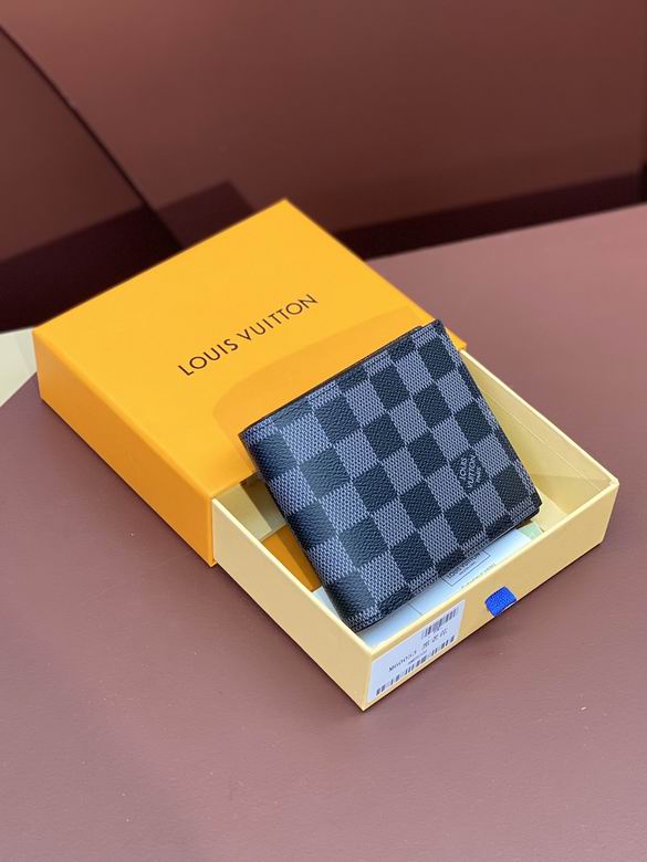 Wholesale High Quality Louis Vuitton Men's Fashion Leather Replica Designer Wallets for Sale