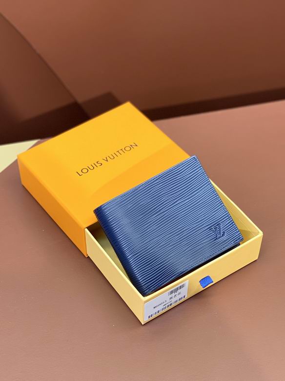 Wholesale High Quality Louis Vuitton Men's Fashion Leather Replica Designer Wallets for Sale