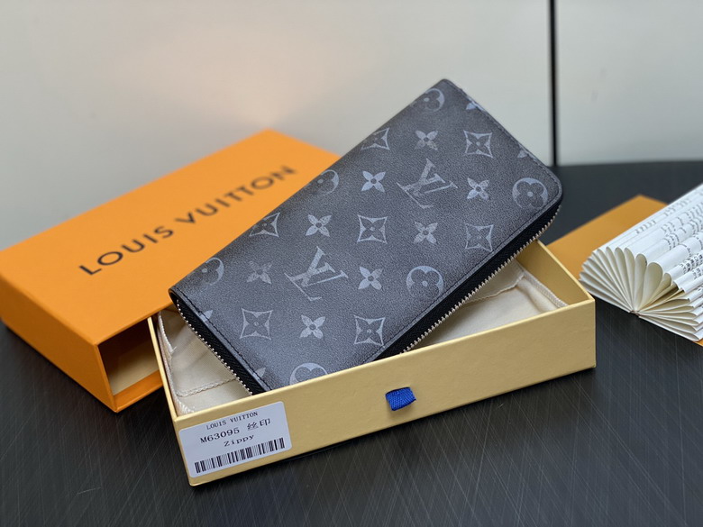 Louis Vuitton Vertical Monogram Eclipse Zippy Wallet M63095