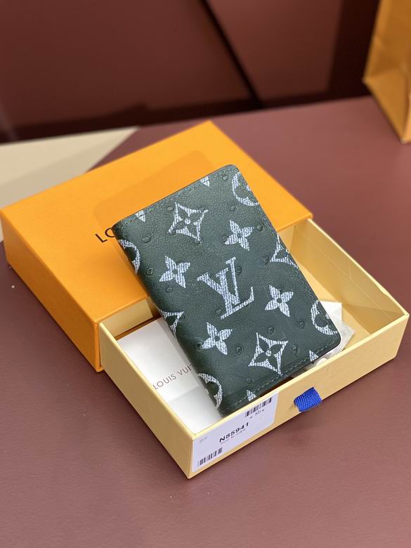 Wholesale High Quality Louis Vuitton Fashion Monogram Reverse Canvas Leather Wallets for Sale