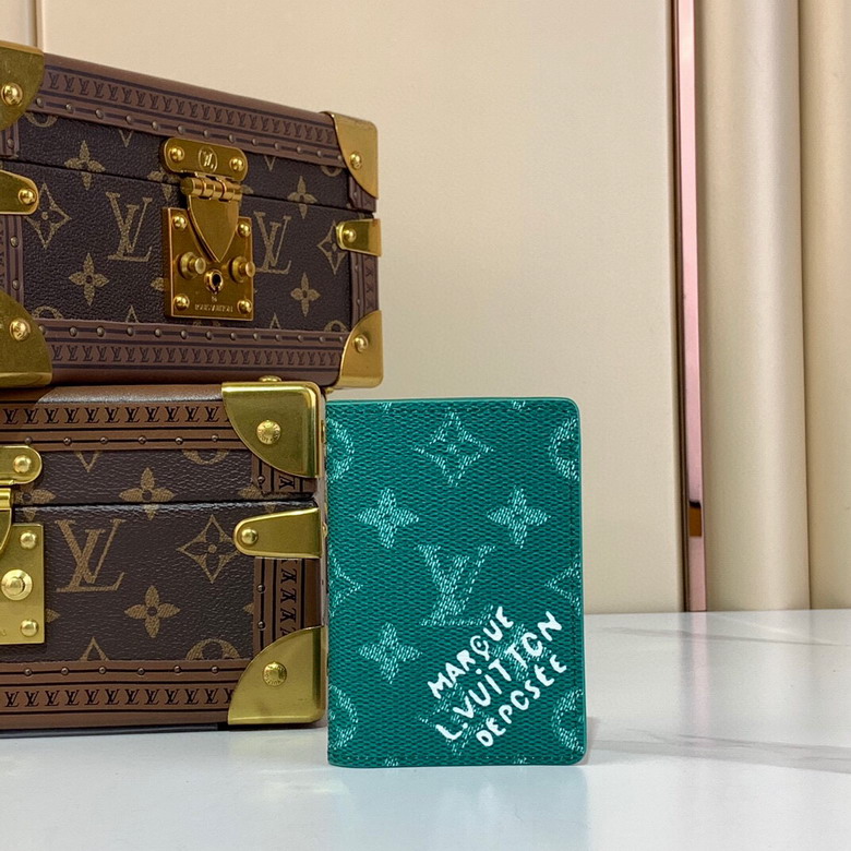 Wholesale High Quality AAA Louis Vuitton Pocket Organiser G71 Leather Replica Wallets for Sale
