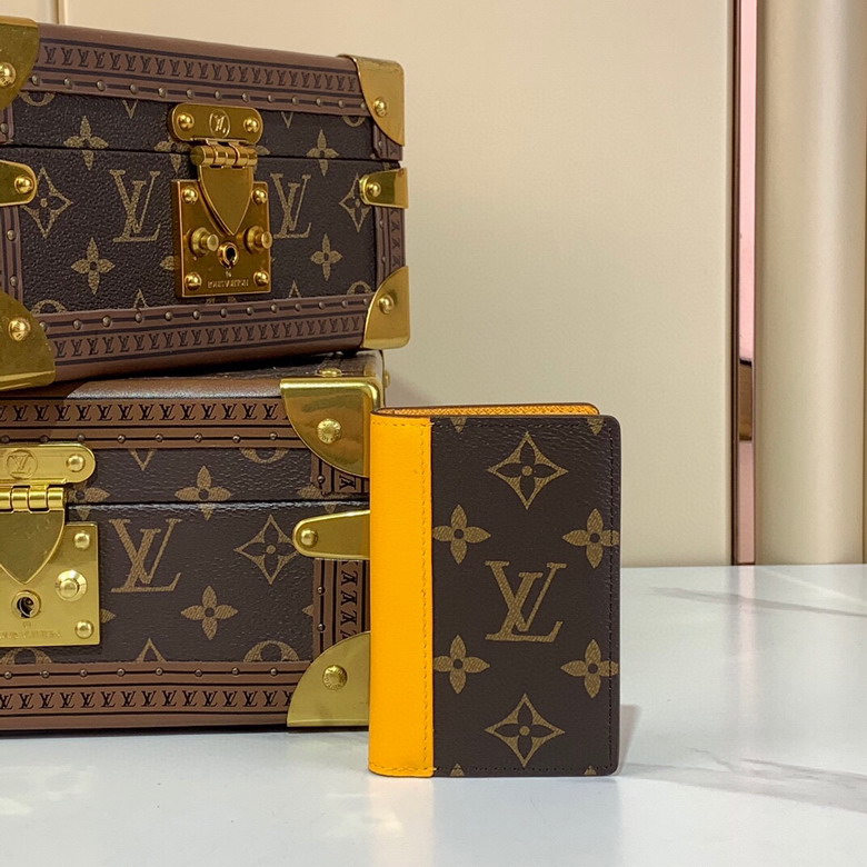 Wholesale High Quality AAA Louis Vuitton Passport Cover Monogram Macassar Canvas Leather Replica Wallets for Sale