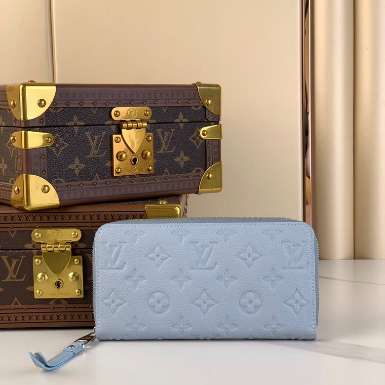 Wholesale High Quality AAA Louis Vuitton Zippy Wallet Monogram Empreinte Leather Replica Wallets for Sale