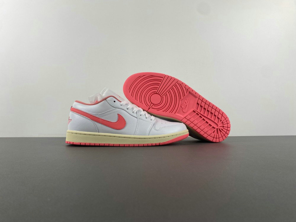 Air Jordan 1 Low Sail Guava Ice Pink Shoes DC0774-109