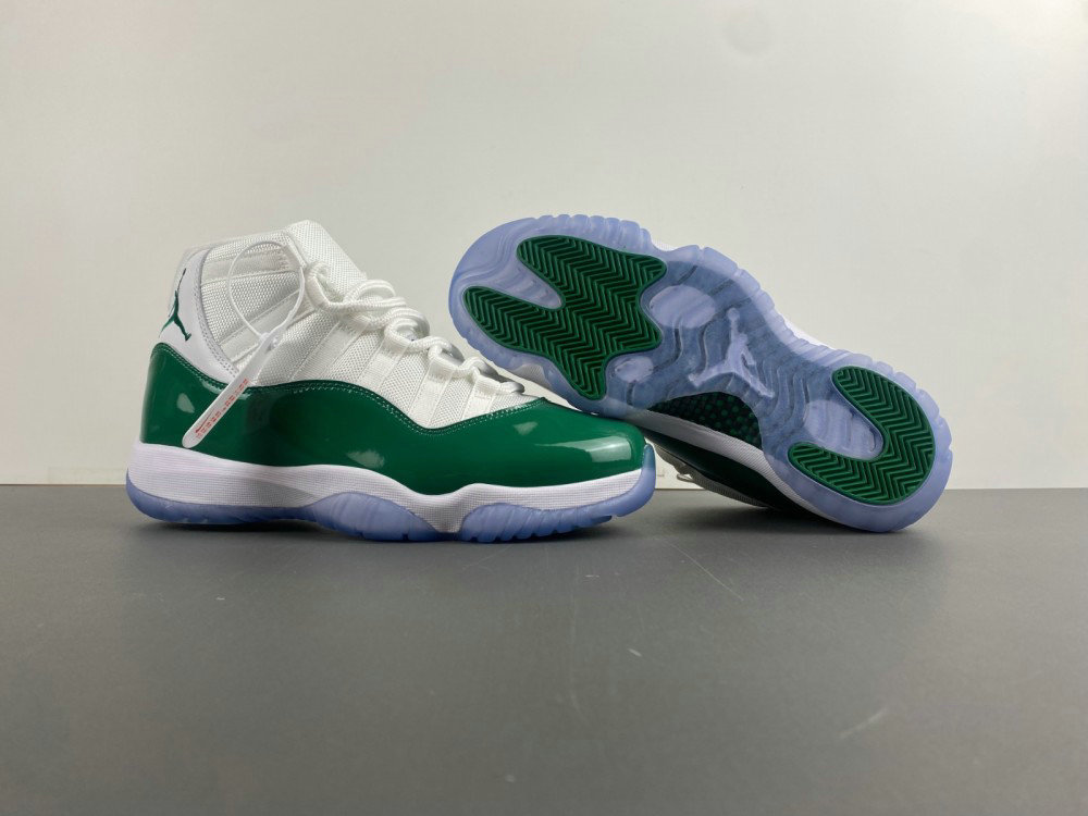 Wholesale Cheap Air Jordan 11 Retro White Green Sneaker CT8012-113