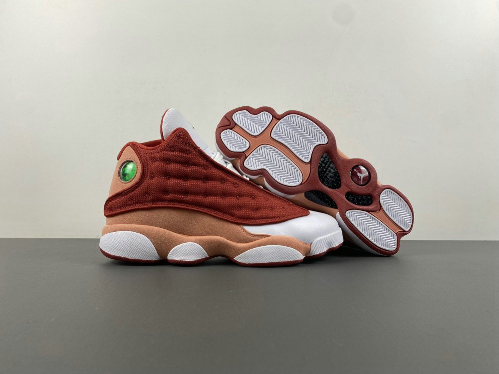 Wholesale Cheap Air Jordan 13 Retro Dune Red Mens Sneaker DJ5982-601