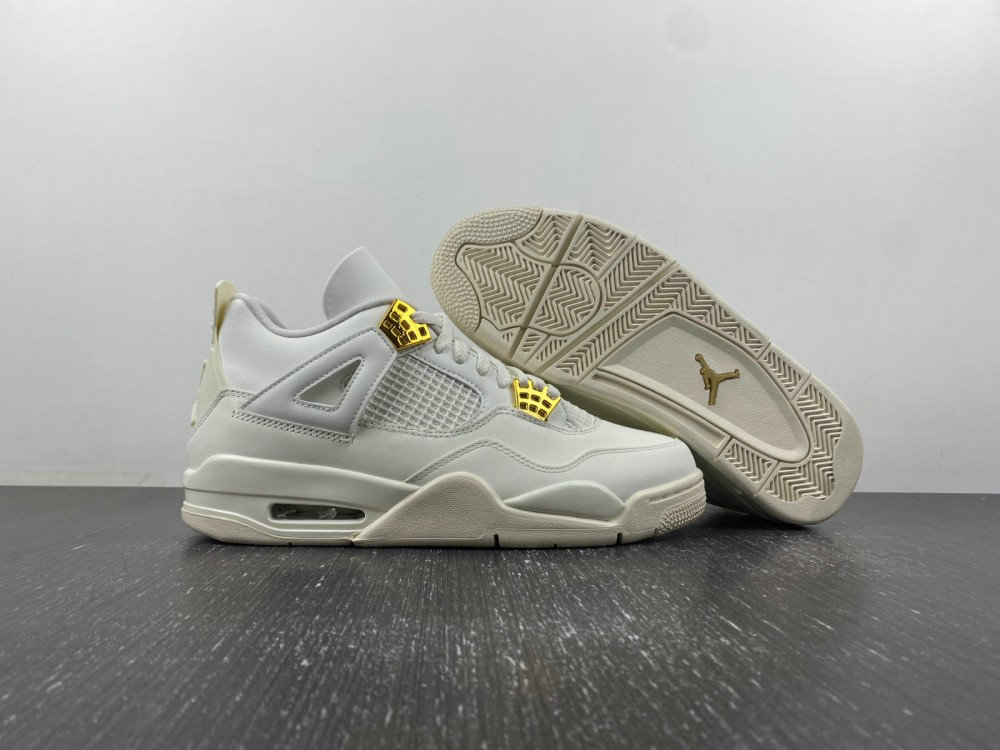Air Jordan 4 Retro Metallic Gold Women's Shoes AQ9129-170