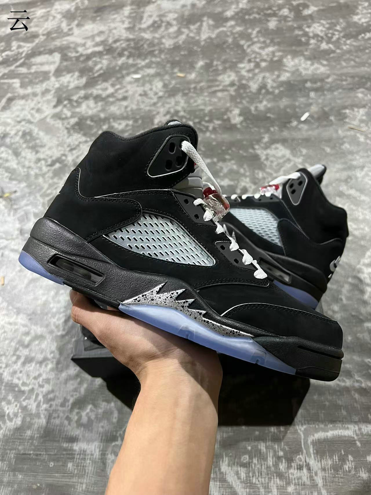 Wholesale Air Jordan 5 Retro Black Metallic Reimagined Sneaker HF3975-001