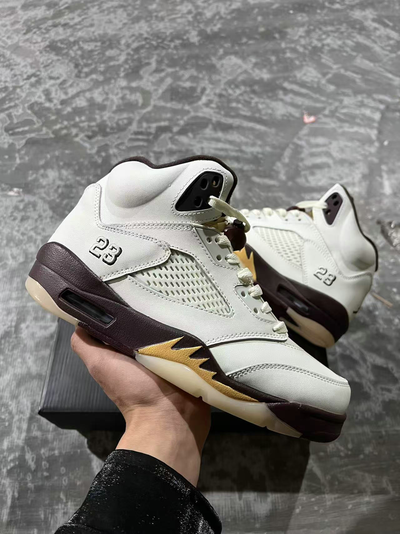 Wholesale Air Jordan 5 Retro Golden Ticket Sneaker DD9336  200