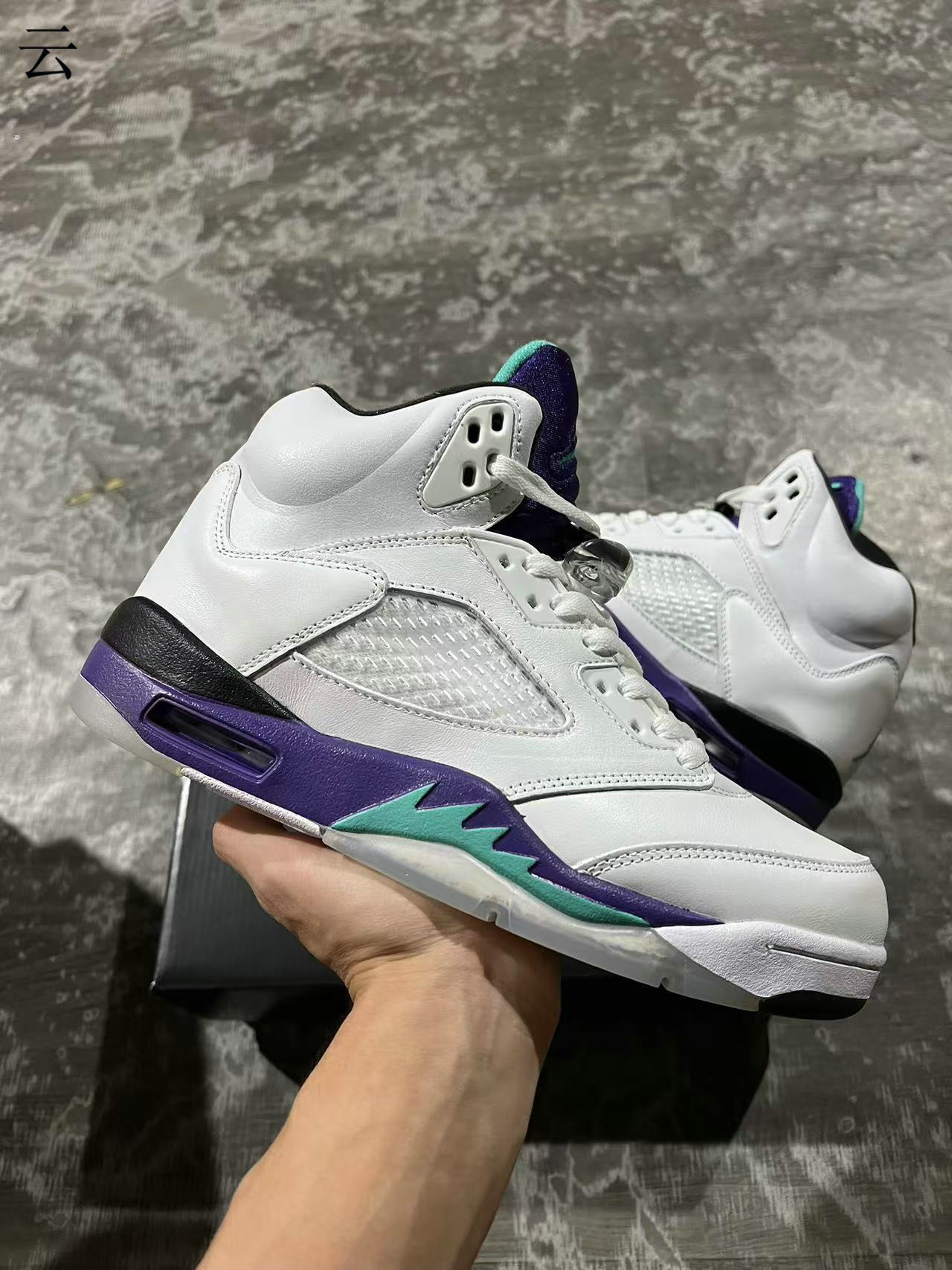 Wholesale Air Jordan 5 Retro Grape Sneaker 136027-108