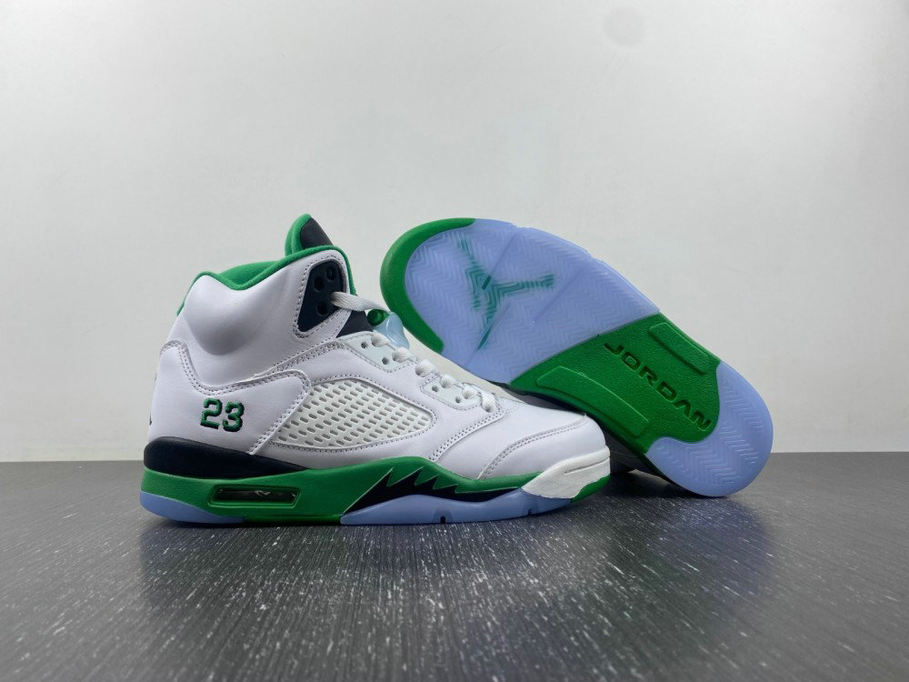 Wholesale Cheap Air Jordan 5 Retro Lucky Green Basketball Shoes DD9336-103