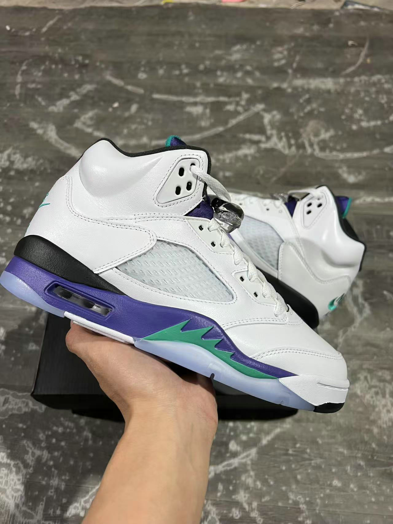 Wholesale Air Jordan 5 Retro OG Grape Sneaker HQ7978-100