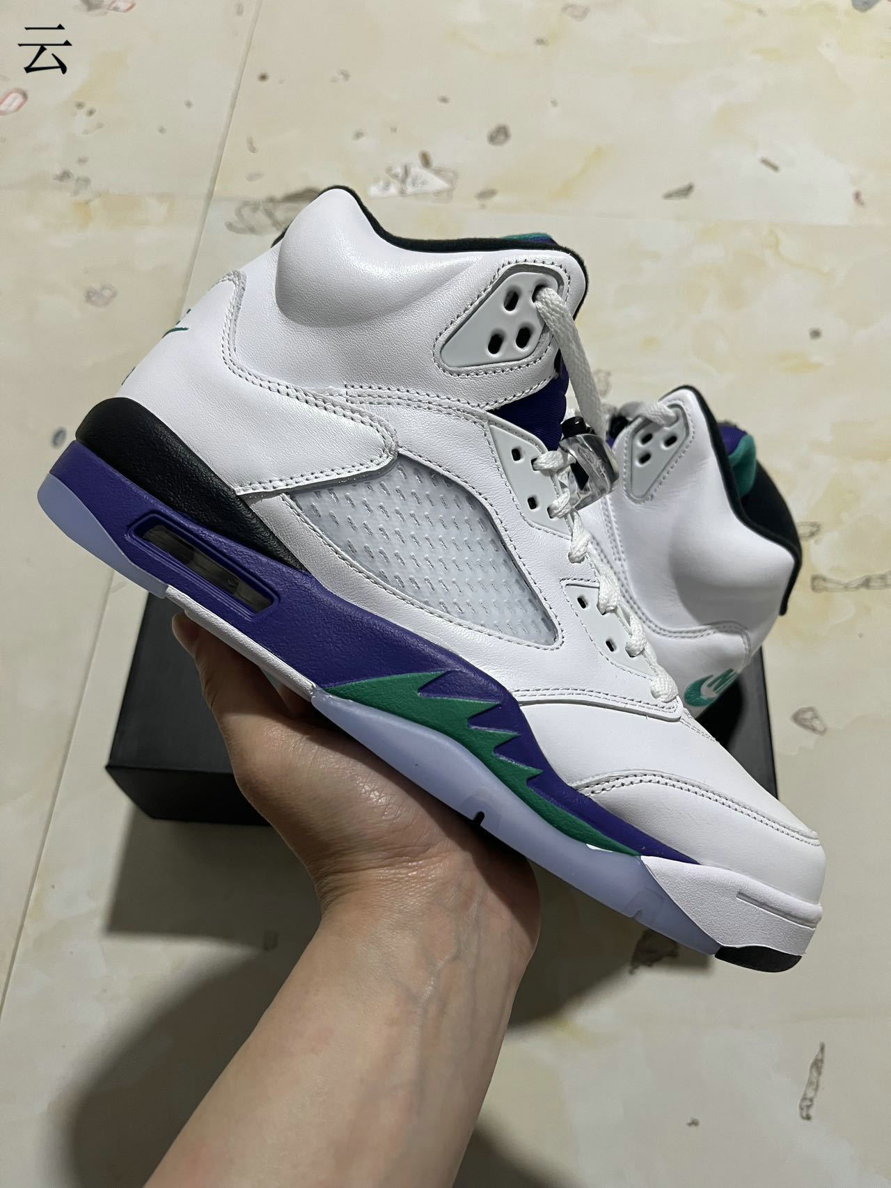 Wholesale Air Jordan 5 Retro OG Grape Sneaker HQ7978-100