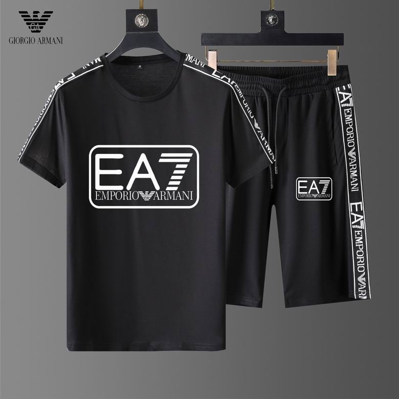 Wholesale Cheap AAA A rmani Short Sleeve Tracksuits for Sale