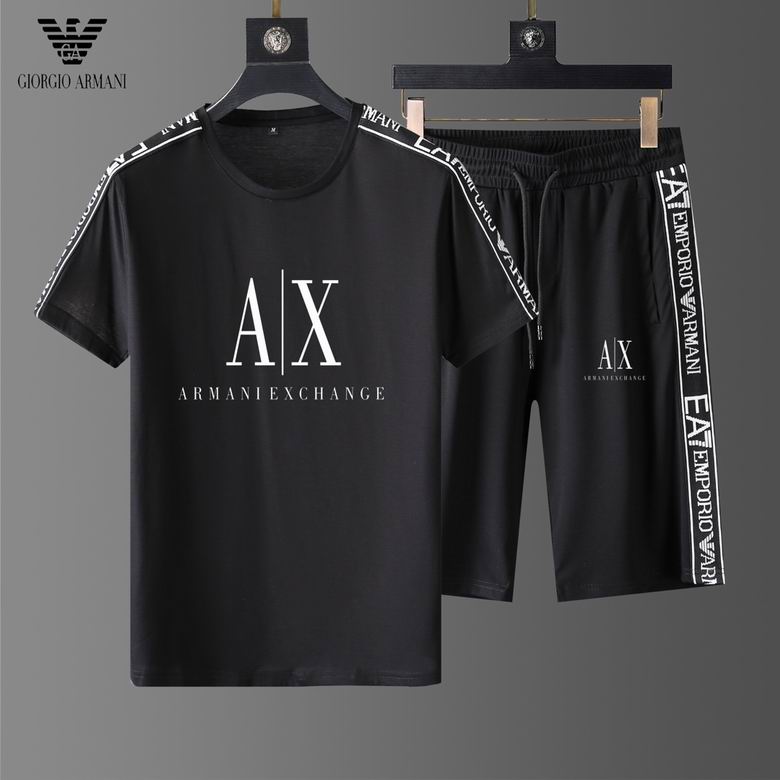 Wholesale Cheap AAA A rmani Short Sleeve Tracksuits for Sale