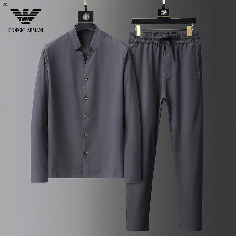 Wholesale Cheap A rmani Short Sleeve MEN Tracksuits for Sale