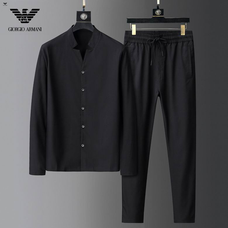 Wholesale Cheap A rmani Short Sleeve MEN Tracksuits for Sale