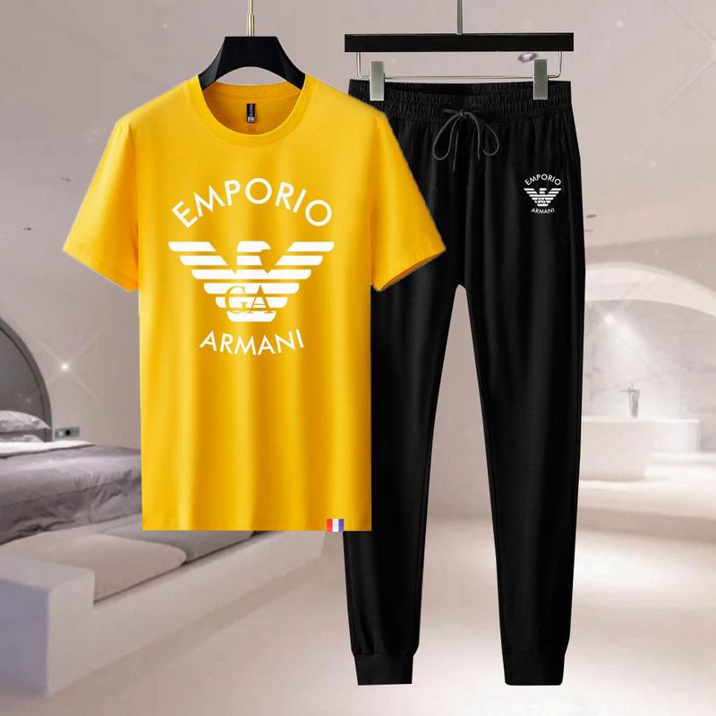 Wholesale High-quality Cheap Armani Short Sleeve Replica Designer Tracksuits for sale