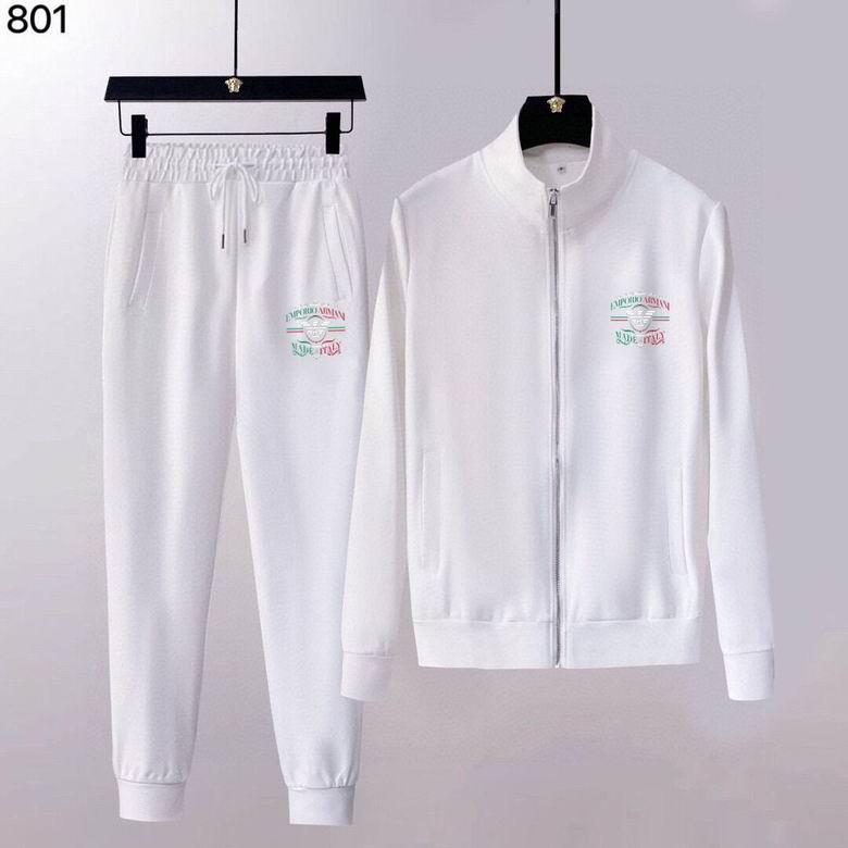Wholesale Cheap A rmani Long Sleeve Replica Tracksuits for Sale