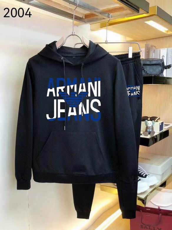 Wholesale Cheap A rmani Long Sleeve Replica Tracksuits for Sale