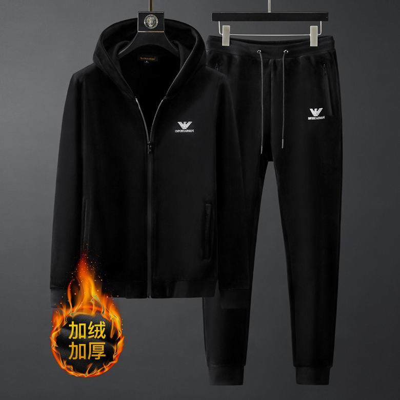 Wholesale Cheap A rmani Long Sleeve Replica Tracksuits for Sale