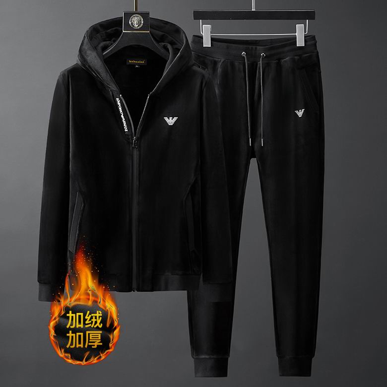 Wholesale Cheap A rmani Long Sleeve Replica Tracksuits for Sale