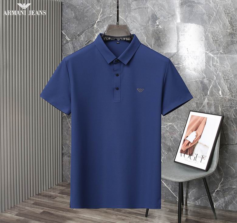 Wholesale Cheap A rmani Short Sleeve Lapel T Shirts for Sale