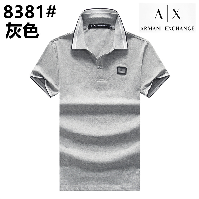 Wholesale Cheap A rmani Short Sleeve Lapel T Shirts for Sale
