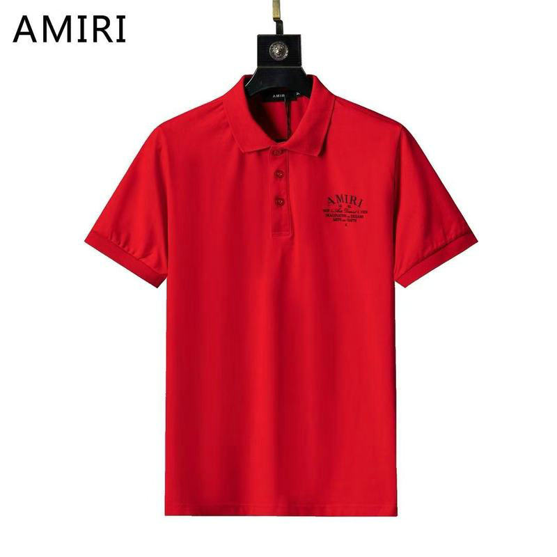 Wholesale Cheap High quality Amiri Short Sleeve Lapel T Shirts for Sale