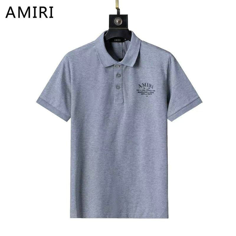 Wholesale Cheap High quality Amiri Short Sleeve Lapel T Shirts for Sale